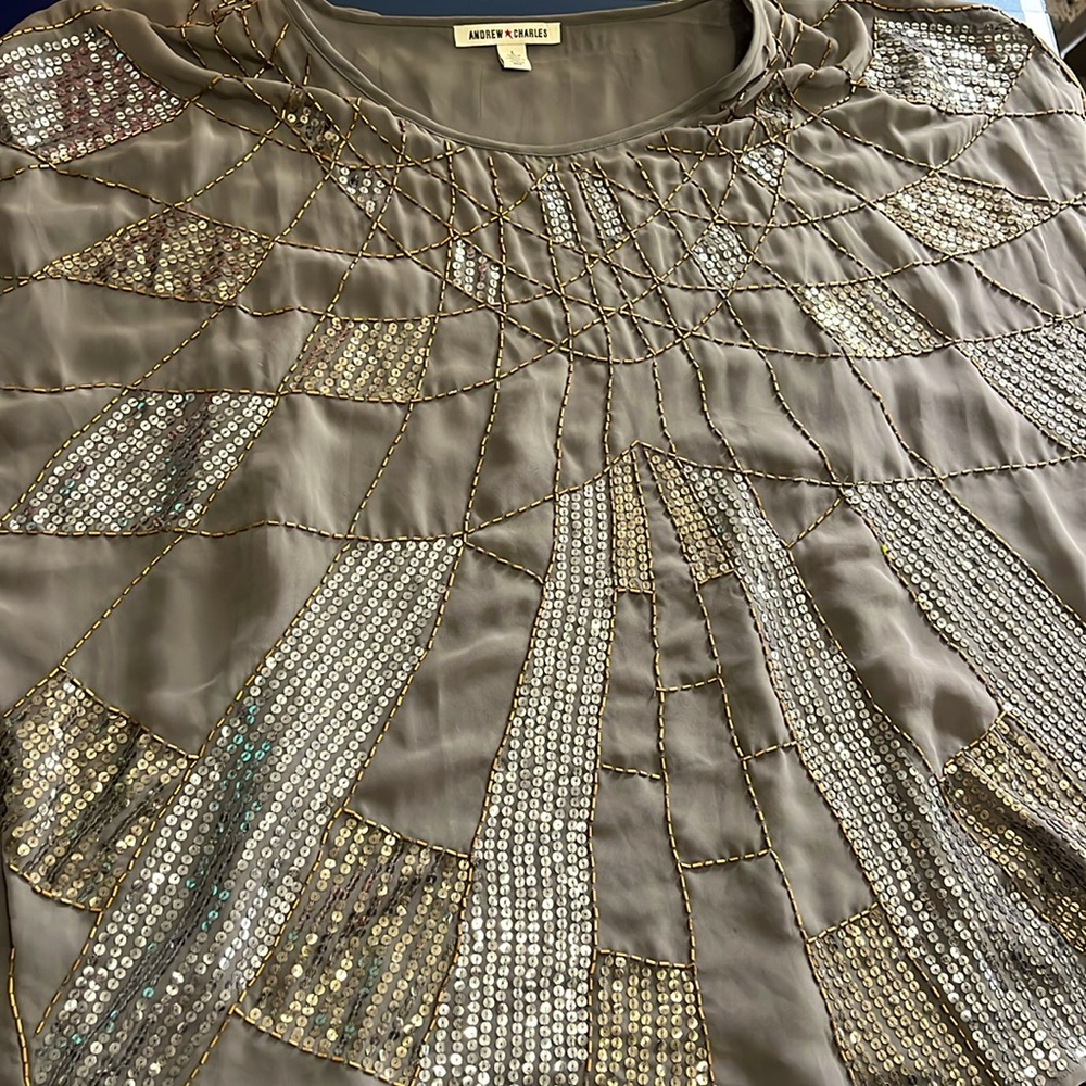 ANDREW CHARLES | Beaded Poncho - Picture 2 of 6